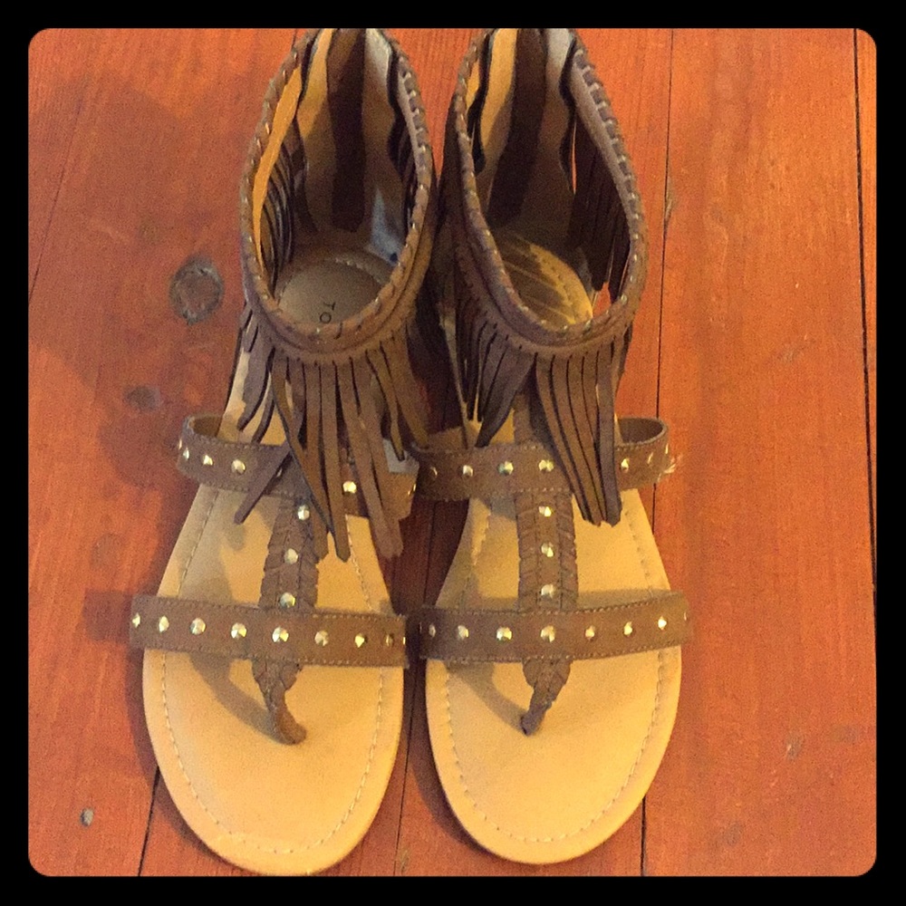 Brown sandals